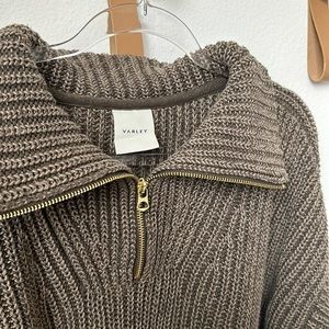 Varley oversize cozy half zip sweater size xl like new